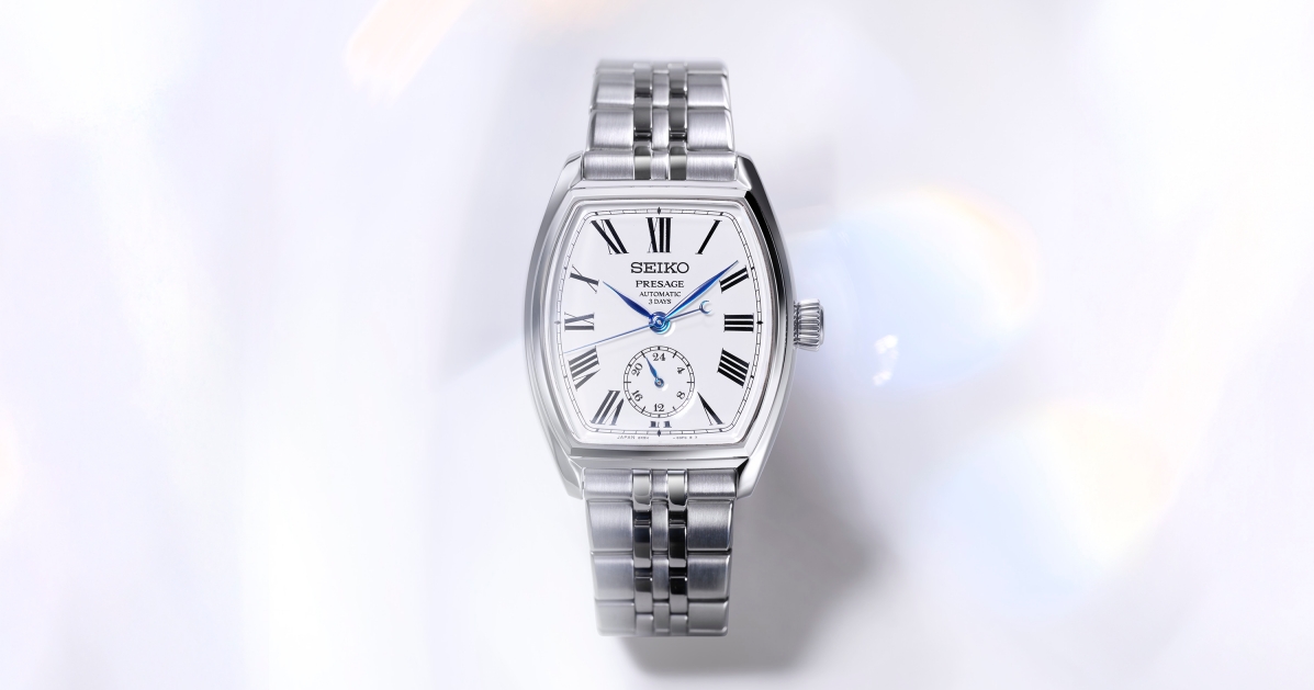 [精工表]Seiko Presage珐琅表盘系列新增酒桶形正装表款